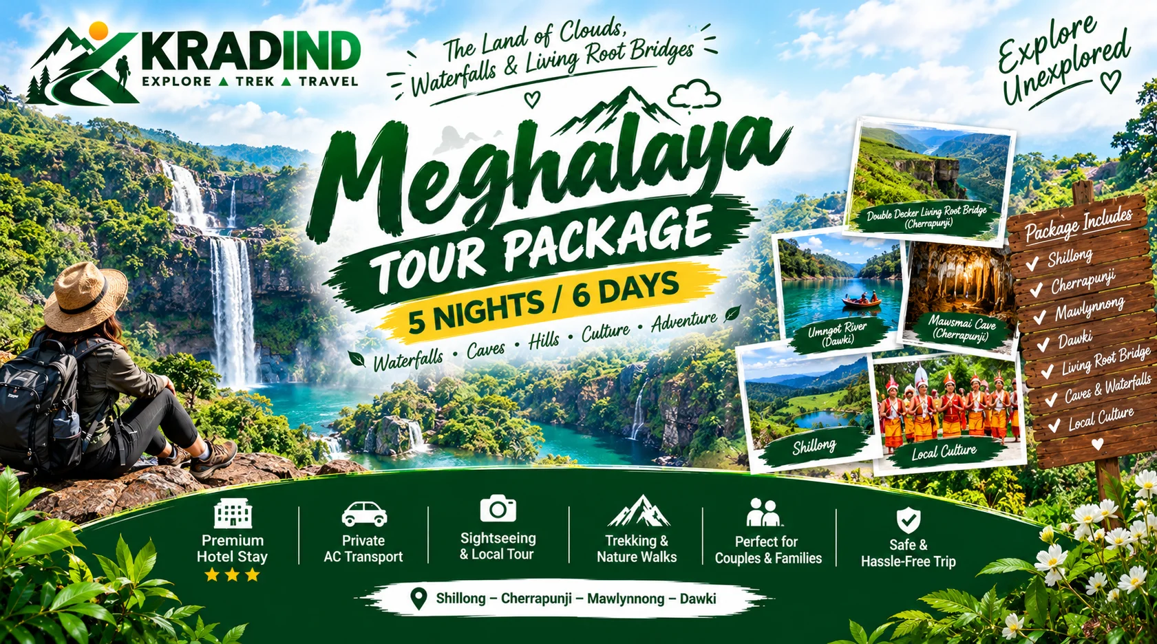 Domestic holiday tour package by KRAD Global