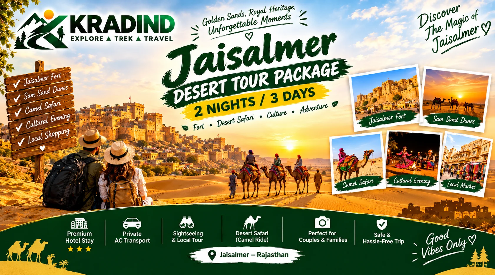 Customized holiday package by KRAD Global