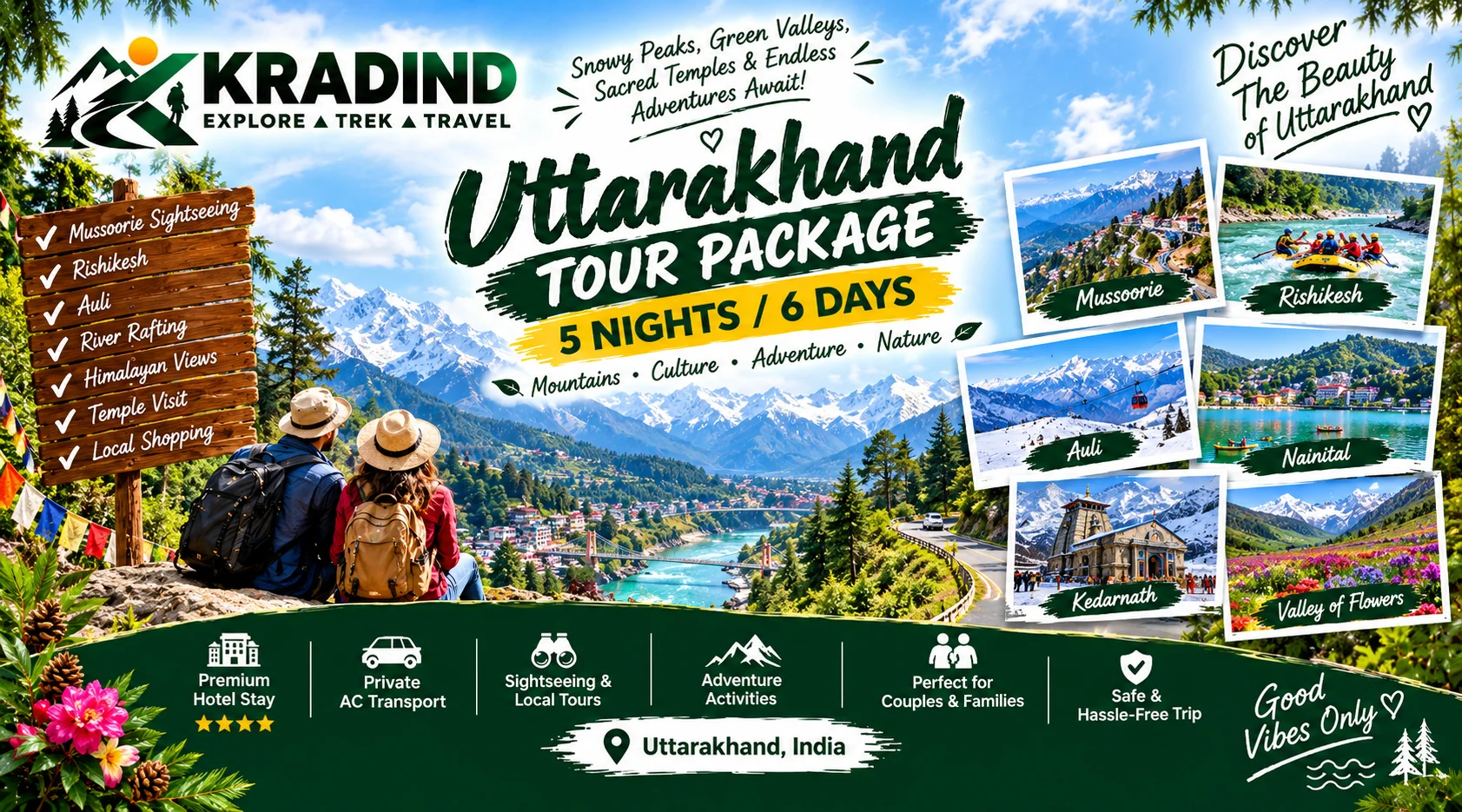 Dehradun travel and tour services by KRAD Global