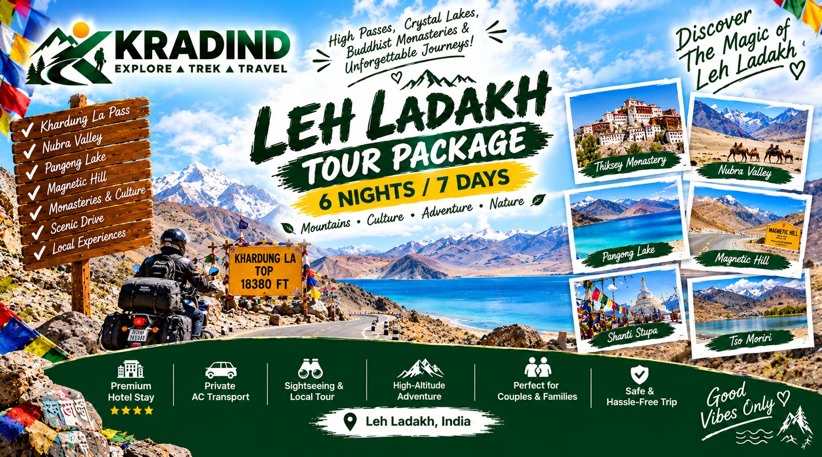 Customized holiday package by KRAD Global