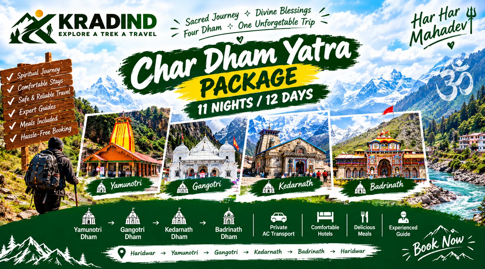 Customized holiday package by KRAD Global