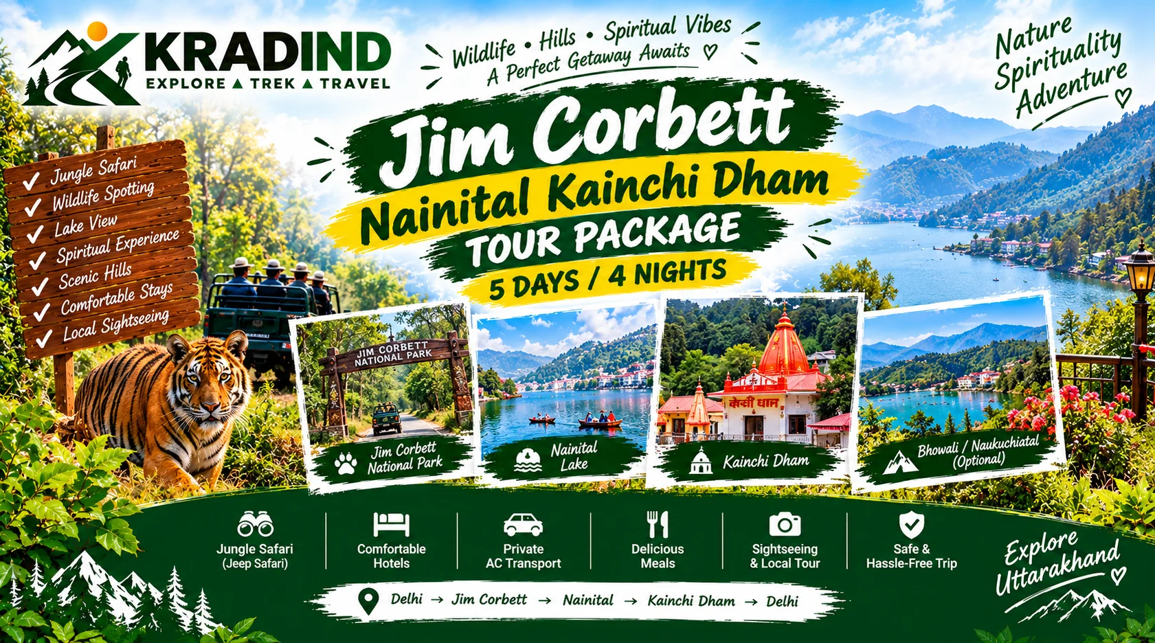 Customized holiday package by KRAD Global